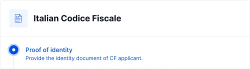 Codice Fiscale application
