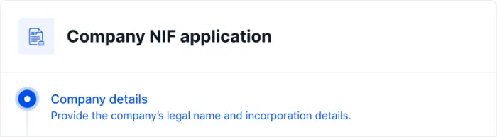 Spanish NIE application