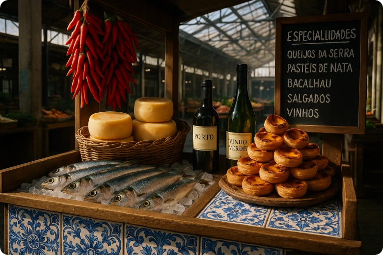Traditional Portuguese market