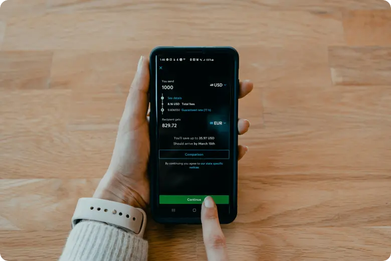 online money transfer Europe